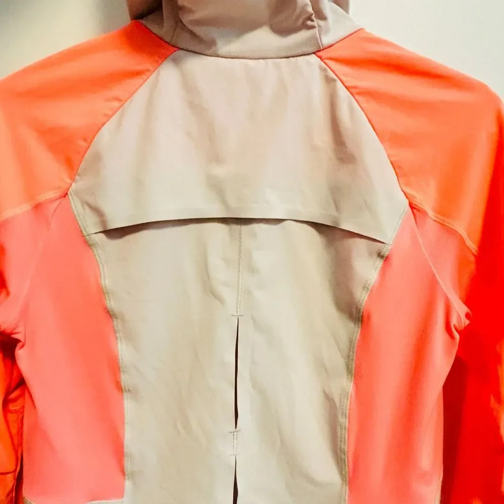 lululemon athletica Coral/Light Beige Lightweight Hooded Pullover